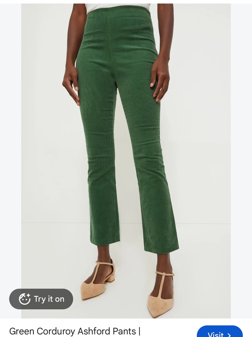 Tuckernuck Green Corduroy Ashford Pants